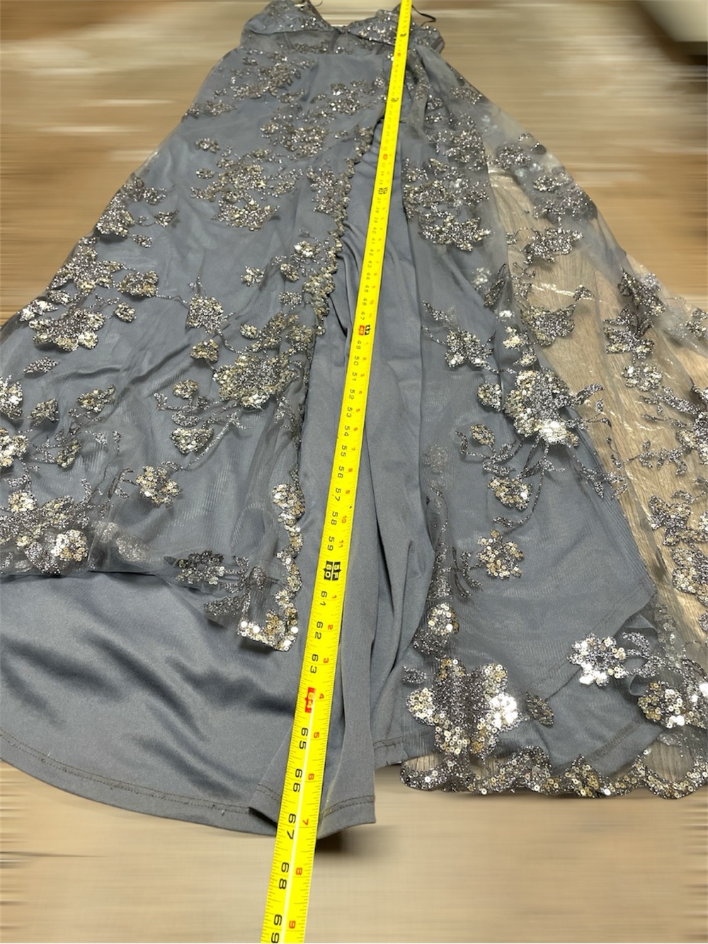 Dear Moon Sequin Mesh Corset Gown Size 11 NWT Formal Dress NWT - Picture 12 of 16